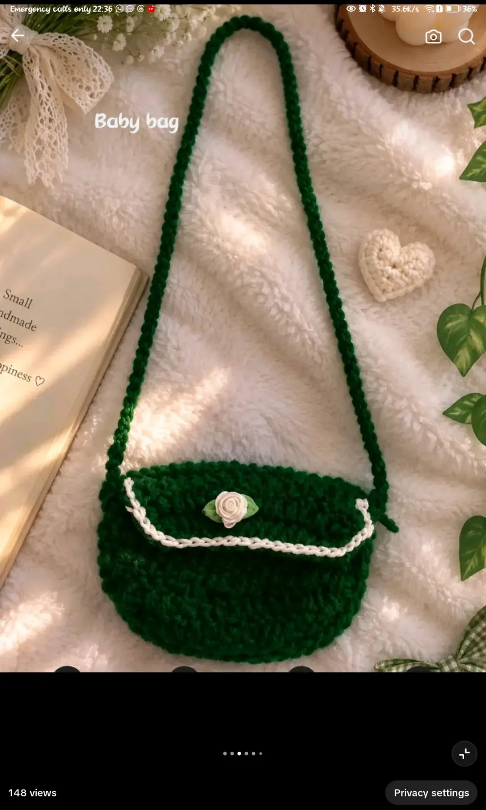 Crochat bag