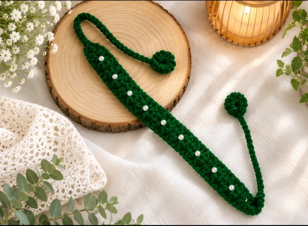 Crochat hair band
