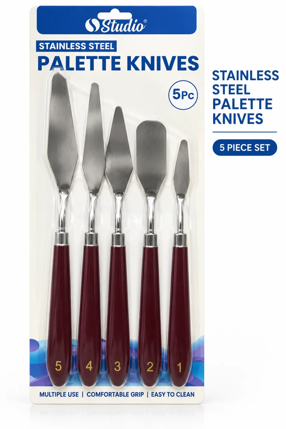 Stainless steel knives set