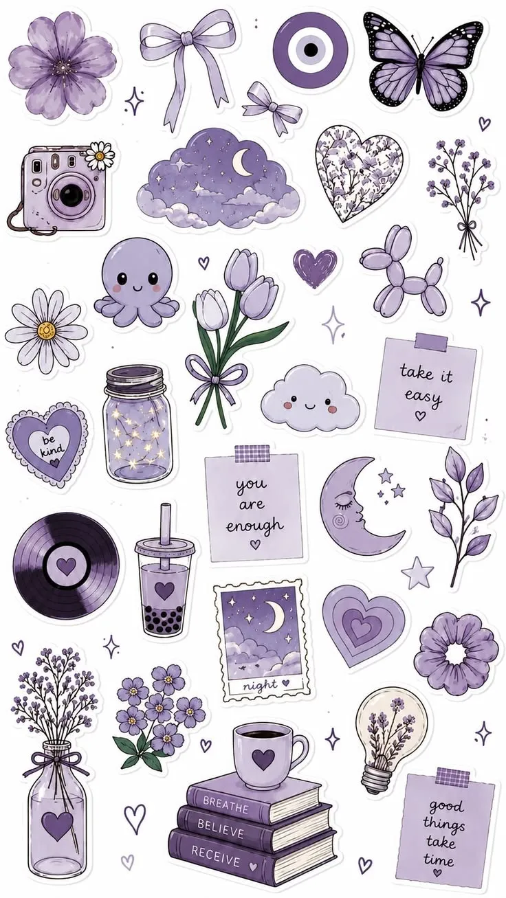 Aesthetic sticker