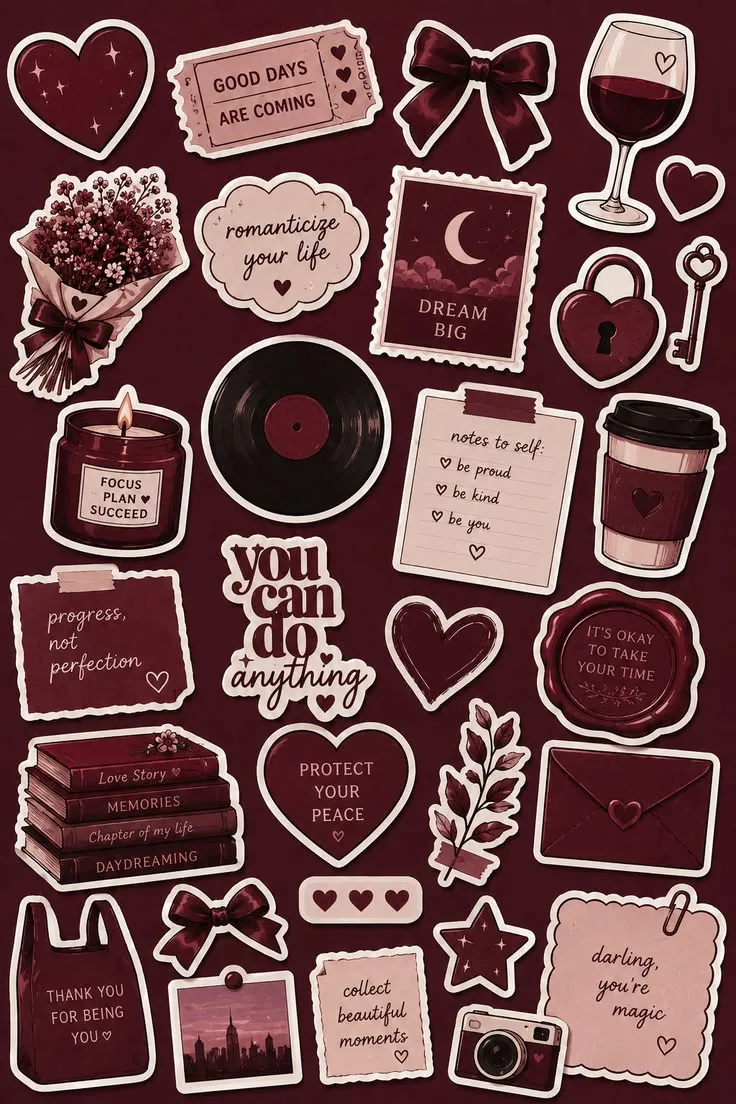 Aesthetic sticker