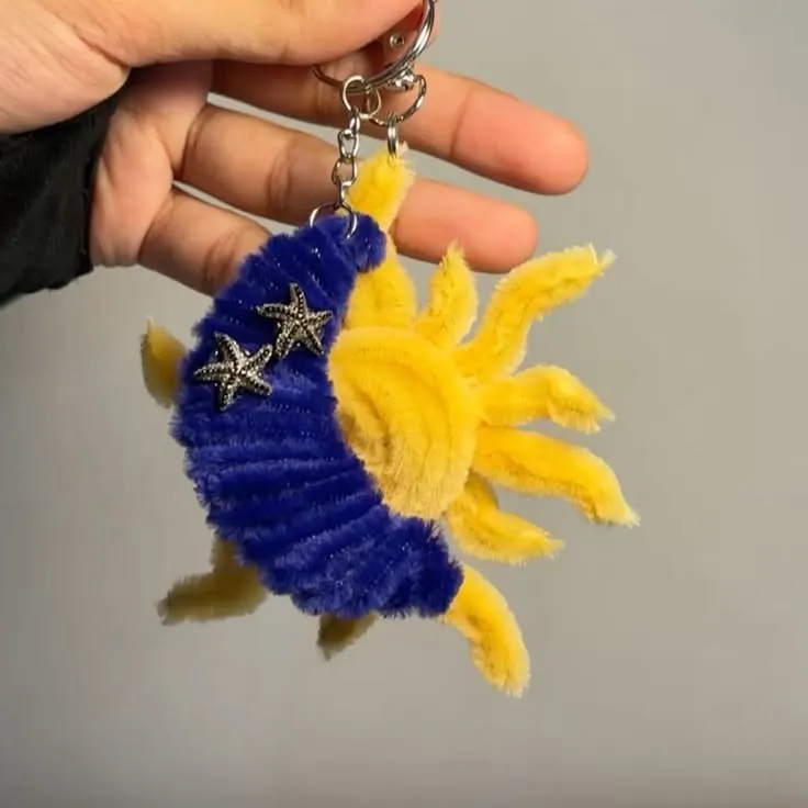 Sun & Moon Duo Keychain