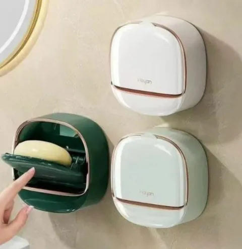 Wall mounted soap holder