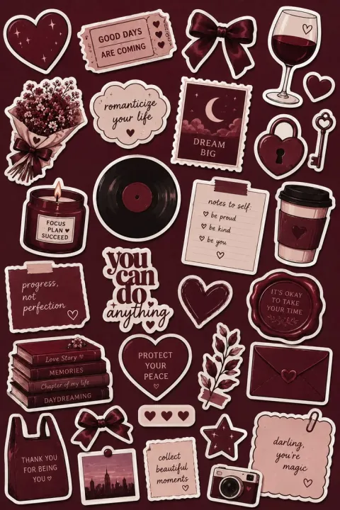Aesthetic sticker